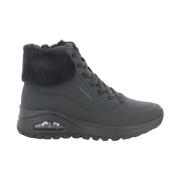 Zwarte UNO Rugged Schoenen voor Dames Skechers , Black , Dames