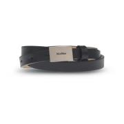 Zwarte riem Max Mara , Black , Dames