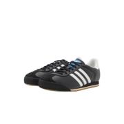 Zwarte Suède en Leren Sneakers Adidas , Black , Heren