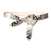 Pre-owned Leather belts Isabel Marant Pre-owned , Beige , Dames