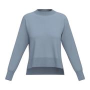 Stijlvolle Gebreide Top Emme DI Marella , Blue , Dames