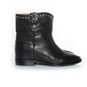 Pre-owned Leather boots Isabel Marant Pre-owned , Black , Dames