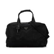 Pre-owned Nylon travel-bags Prada Vintage , Black , Dames