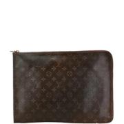 Pre-owned Leather louis-vuitton-bags Louis Vuitton Vintage , Brown , D...