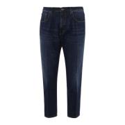 Donkerblauwe Denim Broek Dondup , Blue , Heren