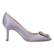 Fabric heels Manolo Blahnik , Purple , Dames