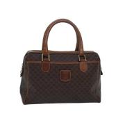 Pre-owned Canvas handbags Celine Vintage , Brown , Dames