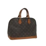 Pre-owned Canvas handbags Louis Vuitton Vintage , Brown , Dames