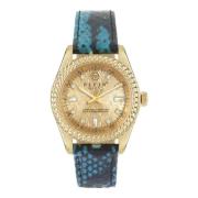 Fabric watches Philipp Plein , Yellow , Dames