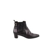 Pre-owned Lace boots Hermès Vintage , Black , Dames