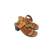 Pre-owned Suede sandals Isabel Marant Pre-owned , Brown , Dames