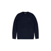 Alaska Blue Crewneck Sweater Butcher of Blue , Blue , Heren