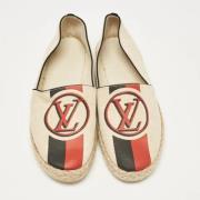 Pre-owned Canvas flats Louis Vuitton Vintage , Beige , Dames