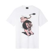 Grafische Print Casual Slim Fit T-shirt PS By Paul Smith , White , Her...