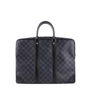 Pre-owned Canvas louis-vuitton-bags Louis Vuitton Vintage , Black , Da...