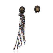 Pre-owned Metal earrings Gucci Vintage , Multicolor , Dames