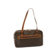 Pre-owned Canvas louis-vuitton-bags Louis Vuitton Vintage , Brown , Da...