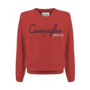 Ski Campiglio Crew Neck Sweater MC2 Saint Barth , Red , Heren