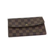 Pre-owned Canvas wallets Louis Vuitton Vintage , Brown , Dames