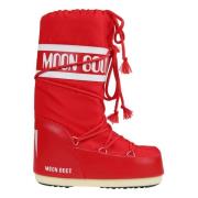 Nylon Icon Winterlaarzen Moon Boot , Red , Dames