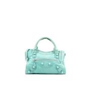 Pre-owned Leather balenciaga-bags Balenciaga Vintage , Green , Dames