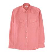 Westerse Tencel Twill Overhemd Hartford , Pink , Heren