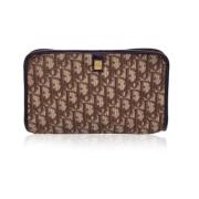 Pre-owned Canvas clutches Dior Vintage , Brown , Dames