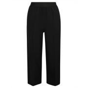 Zwarte Wijde Geknipte Broek Stella McCartney , Black , Dames