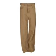 Casual Herenbroek Diesel , Brown , Dames