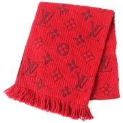 Pre-owned Wool scarves Louis Vuitton Vintage , Red , Dames