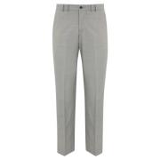 Lichtgrijze Wollen Twill Broek PT Torino , Gray , Heren