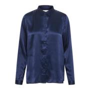 Elegante zijden shirt Midnight Magic InWear , Blue , Dames