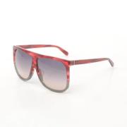 Pre-owned Plastic sunglasses Loewe Pre-owned , Red , Dames