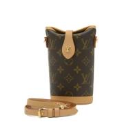 Pre-owned Canvas louis-vuitton-bags Louis Vuitton Vintage , Brown , Da...