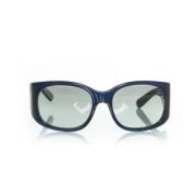 Pre-owned Fabric sunglasses Chanel Vintage , Blue , Dames