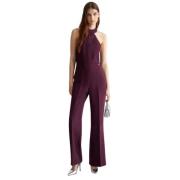 Stretch Jumpsuit met Sjaal Liu Jo , Red , Dames