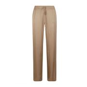 Beige Viscose Broek Made in Italy Ermanno Scervino , Beige , Dames