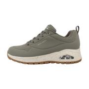 Stoere Spotted Sneakers Skechers , Green , Dames