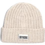 Bruine Gebreide Beanie Muts Drykorn , Brown , Dames