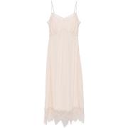 Nude Jurk met Kantafwerking Simone Rocha , Beige , Dames