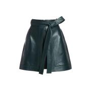 Pre-owned Leather bottoms Oscar De La Renta Pre-owned , Green , Dames