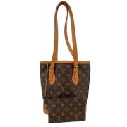 Pre-owned Canvas louis-vuitton-bags Louis Vuitton Vintage , Brown , Da...