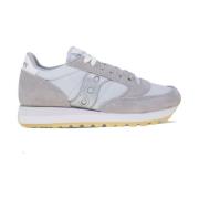 Suede Nylon Sneakers, Stijlvol en Comfortabel Saucony , Gray , Dames