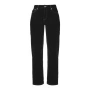 Rechte Pijp Katoenen Broek Department Five , Black , Dames