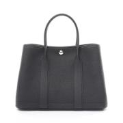 Pre-owned Leather handbags Hermès Vintage , Black , Dames