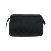 Pre-owned Leather chanel-bags Chanel Vintage , Black , Dames