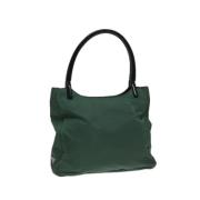 Pre-owned Nylon handbags Prada Vintage , Green , Dames