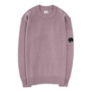 Eco Lambswool Crew Neck Gebreid C.p. Company , Purple , Heren