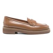 Bruine Elegante Gesloten Loafers Aquazzura , Brown , Dames