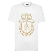 Casual Wit Kortemouw T-shirt Billionaire , White , Heren